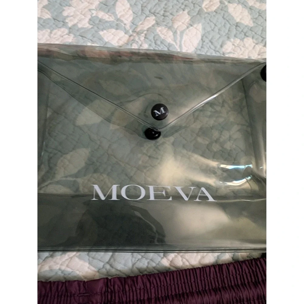 Moeva Louis Prune Quick-Dry Mid-Thigh Swim Shorts Mens Small NEW Luxury Trunks